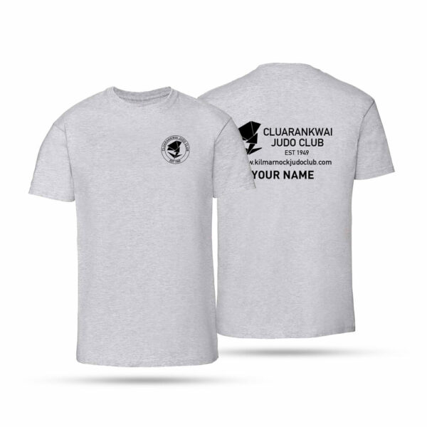 Cluarankwai Judo Club Cotton GreyT-Shirt